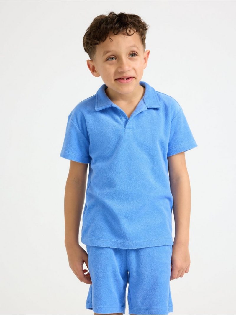 Top in terry with collar - 3010737-7859