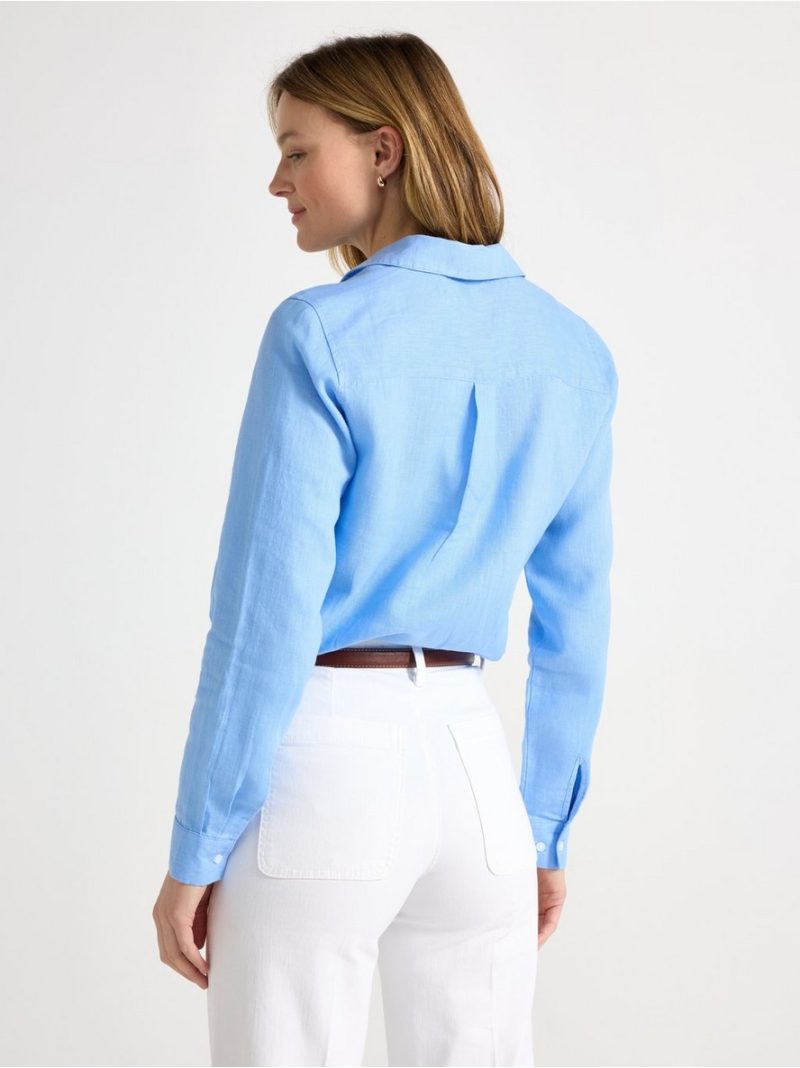Shirt in linen - 3010738-7483