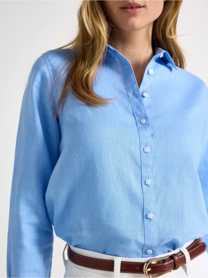 Shirt in linen - 3010738-7483
