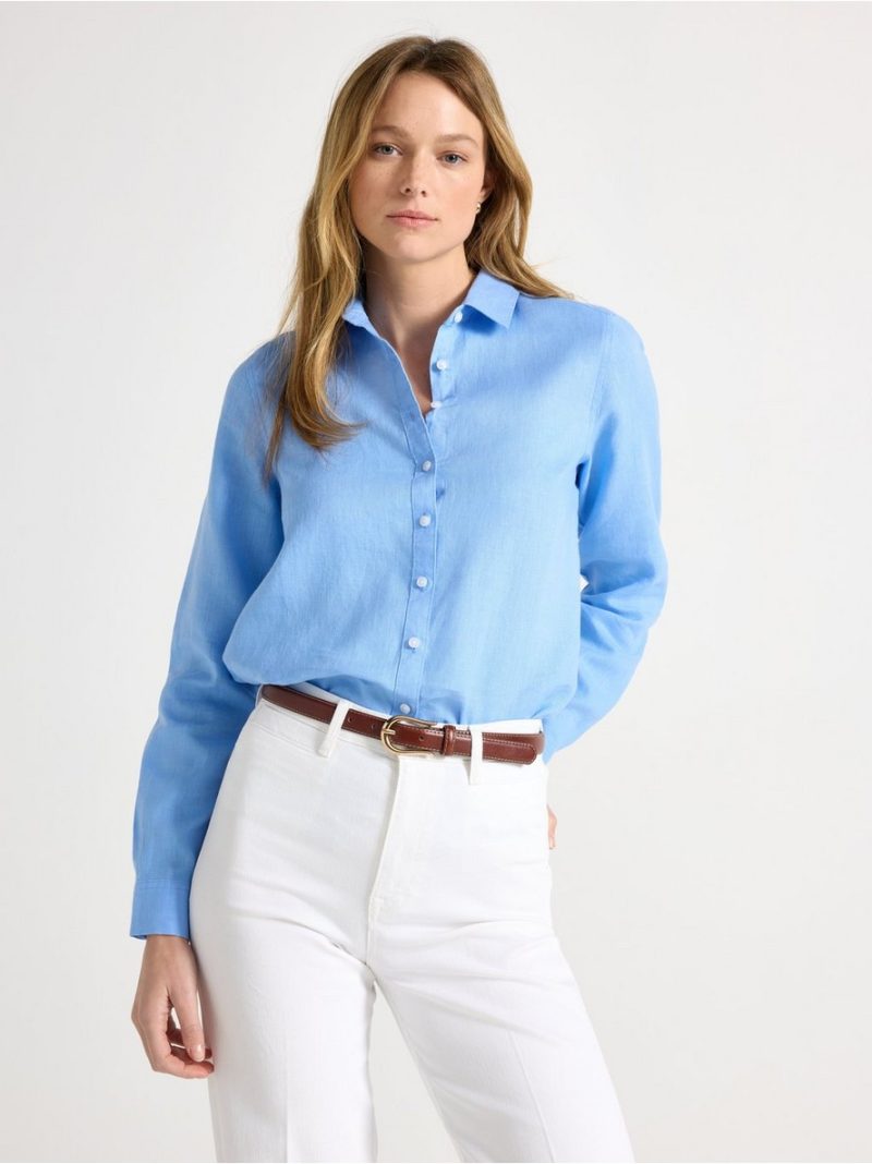 Shirt in linen - 3010738-7483