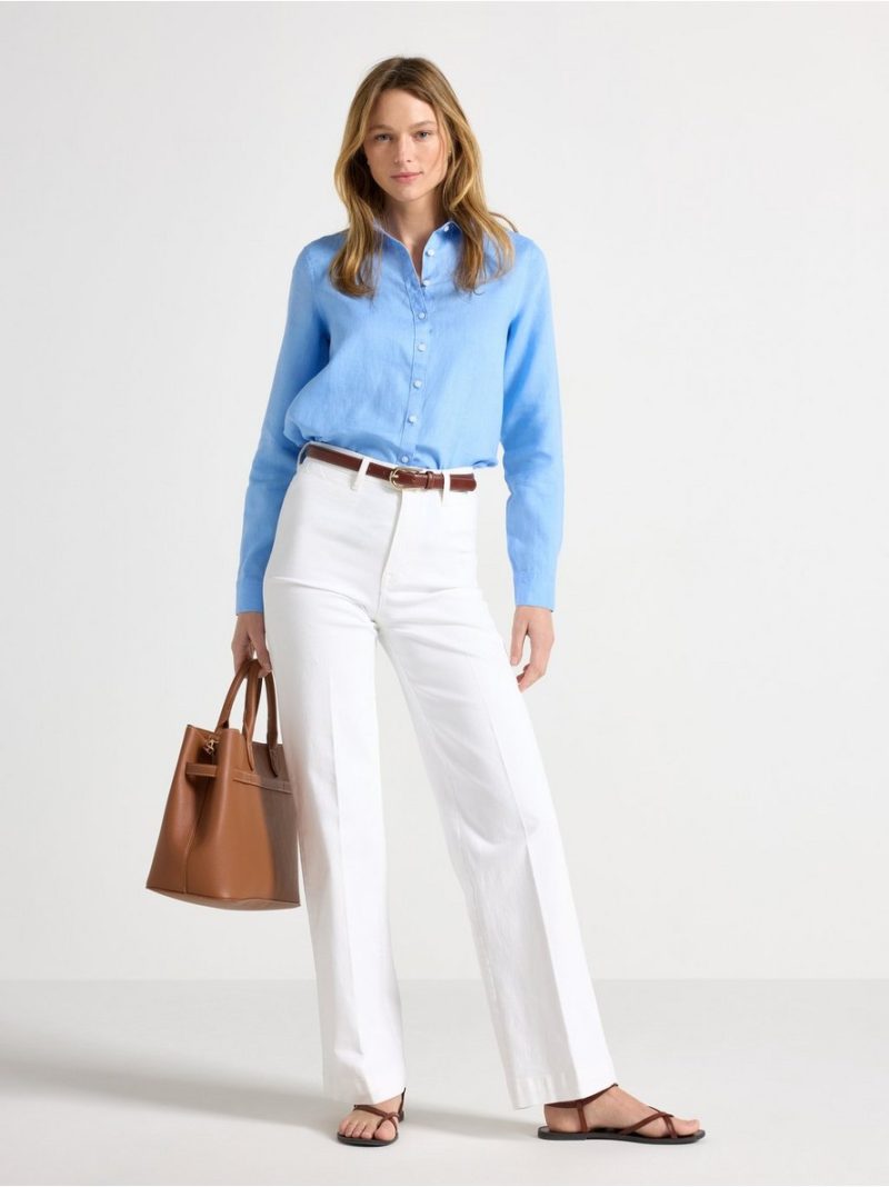 Shirt in linen - 3010738-7483