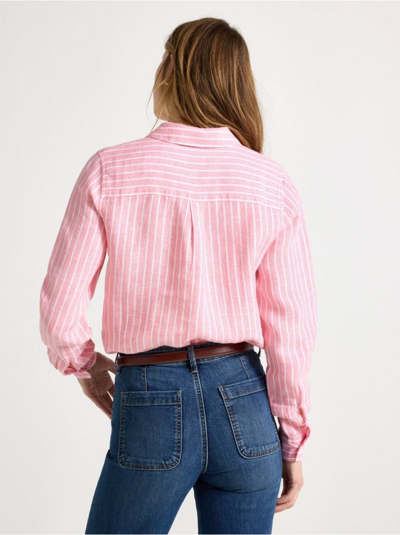Shirt in linen - 3010738-8393