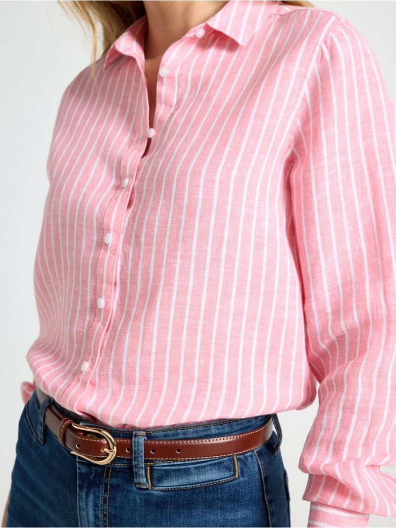 Shirt in linen - 3010738-8393