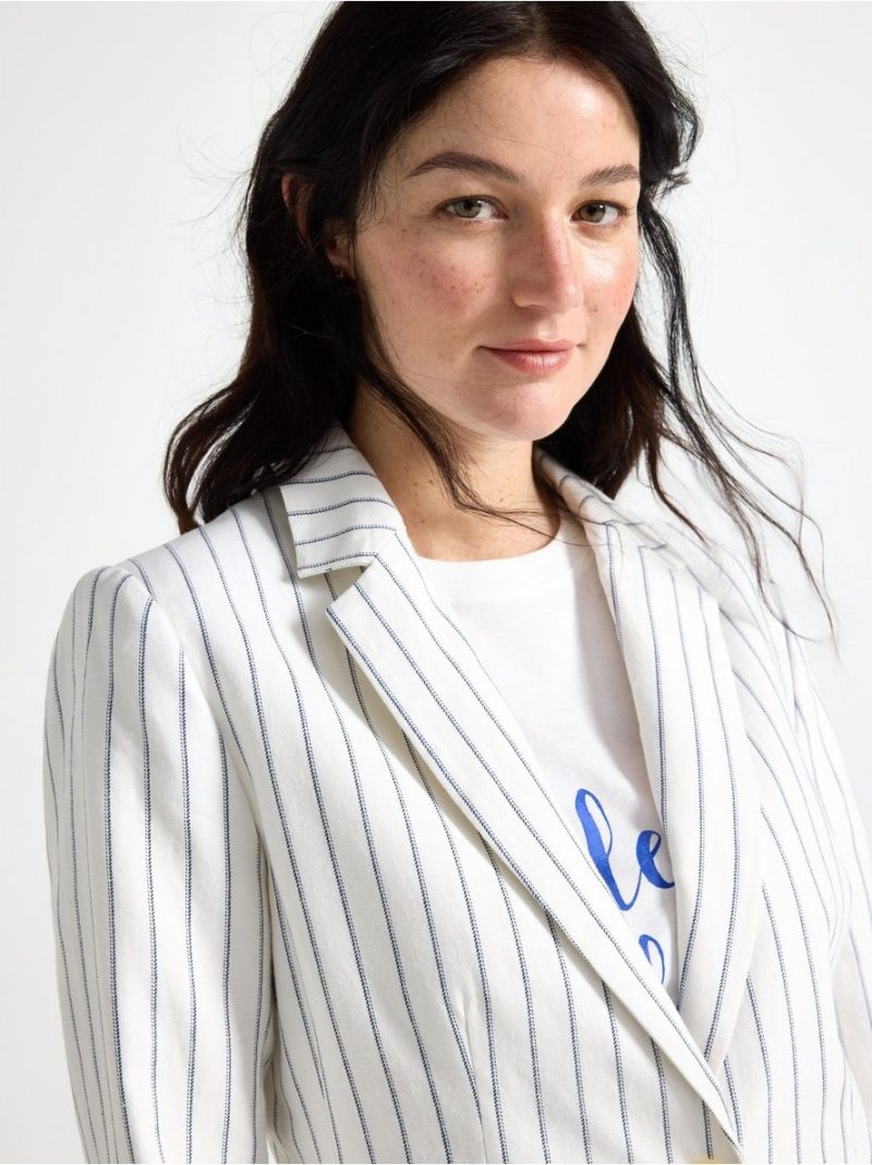 Blazer in linen blend - 3010762-300