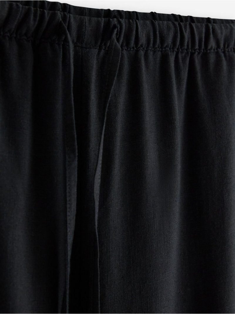 Cropped trousers in linen blend - 3010794-80