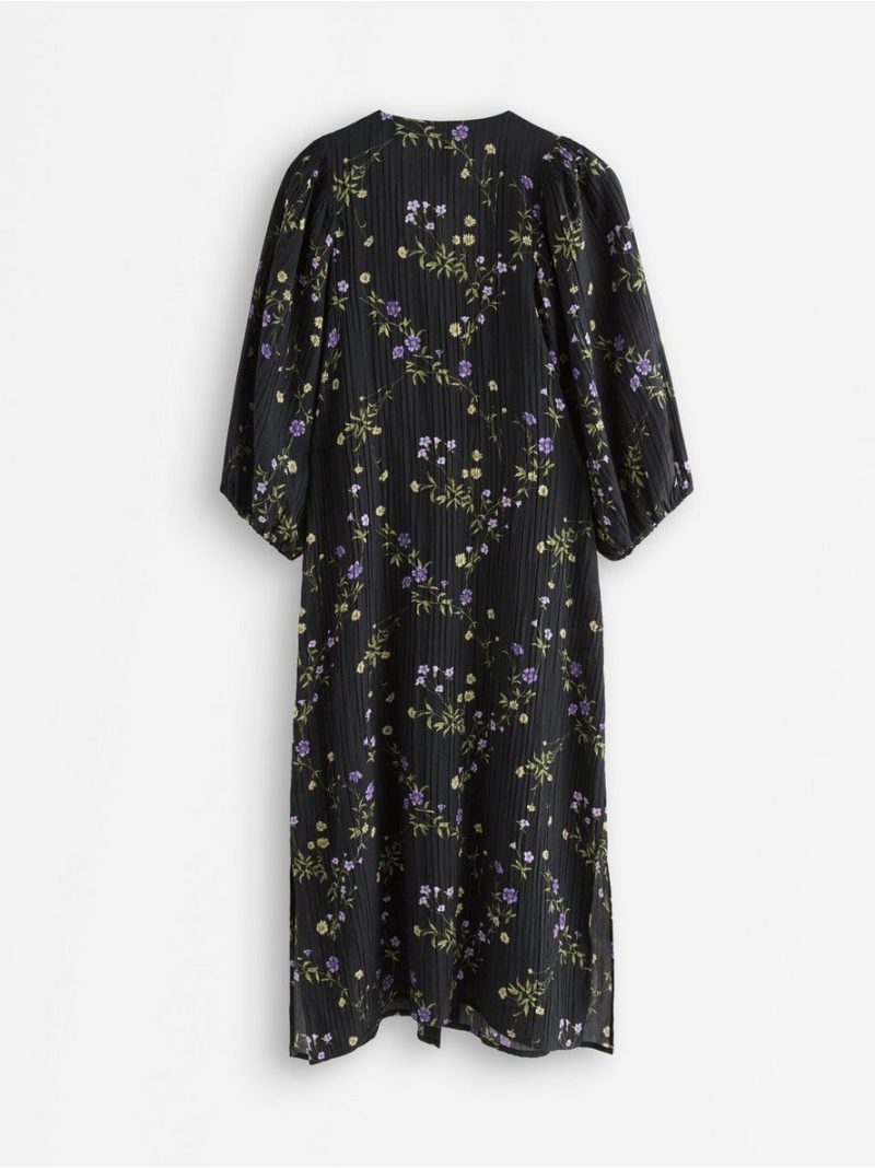 Long-sleeved midi dress - 3010816-80