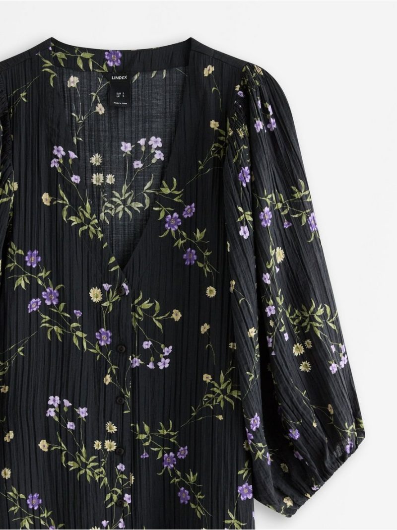Long-sleeved midi dress - 3010816-80