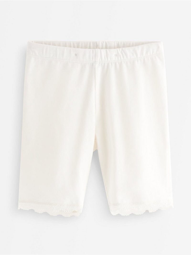 Cycling shorts with lace trim - 3010831-325