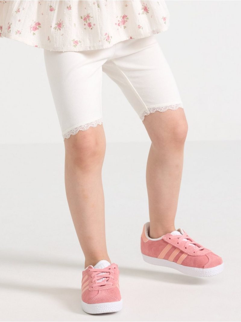 Cycling shorts with lace trim - 3010831-325