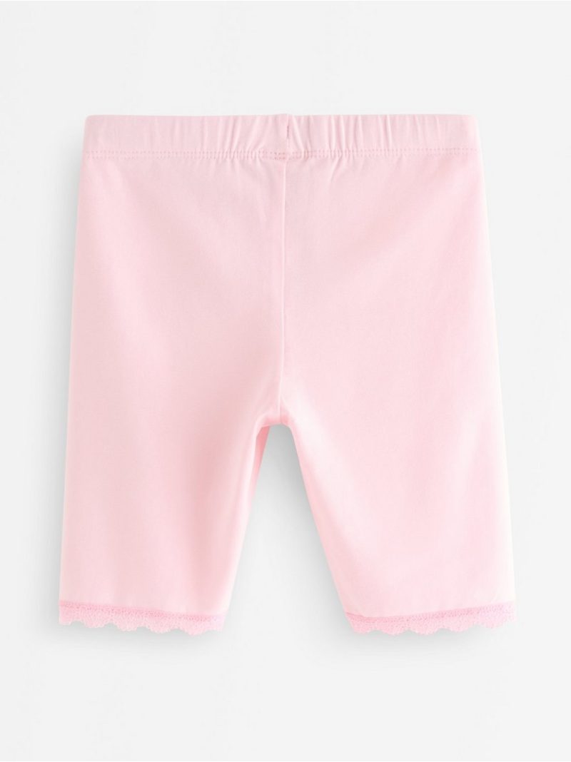 Cycling shorts with lace trim - 3010831-6666