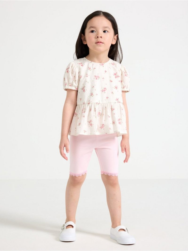 - Cycling shorts with lace trim Cycling shorts with lace trim - 3010831-6666