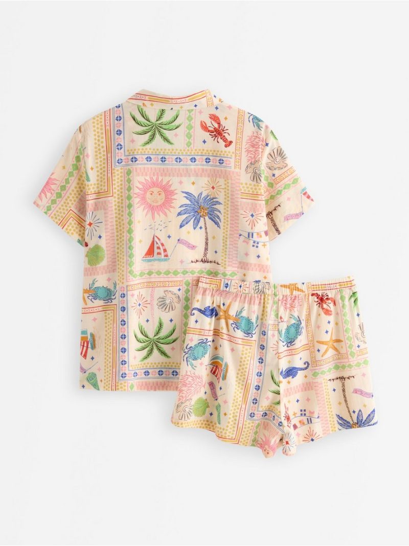 Woven pyjama set - 3010881-8591