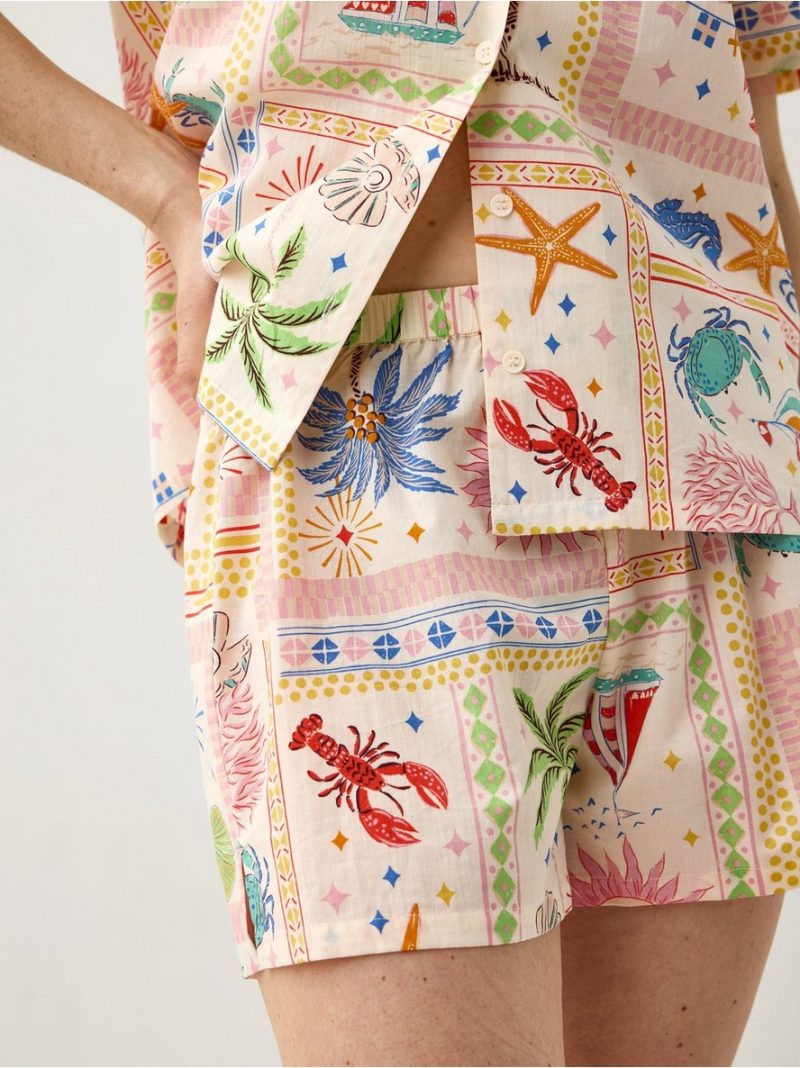 Woven pyjama set - 3010881-8591
