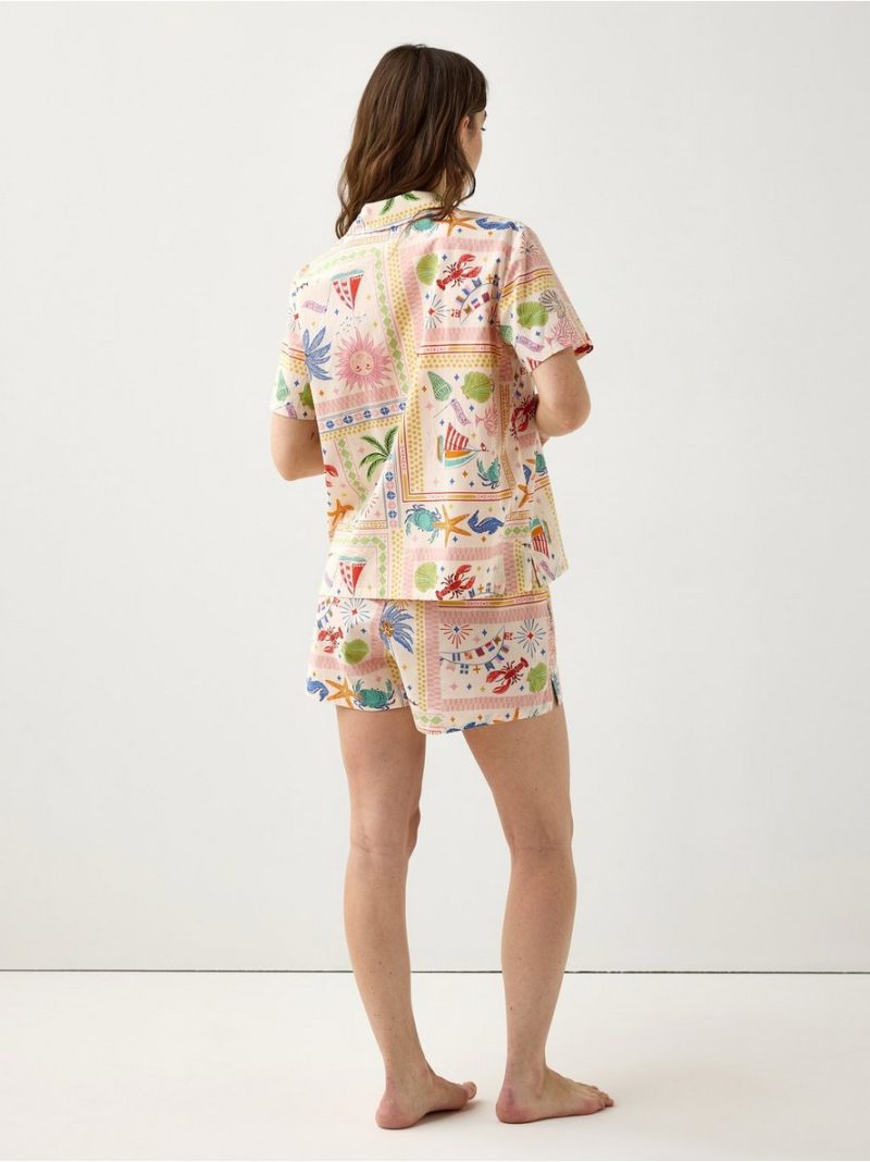 Woven pyjama set - 3010881-8591