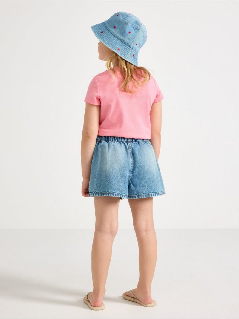 Shorts in denim jersey - 3011028-766