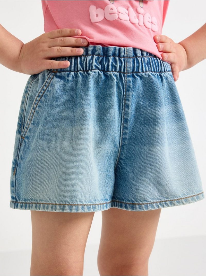 Shorts in denim jersey - 3011028-766
