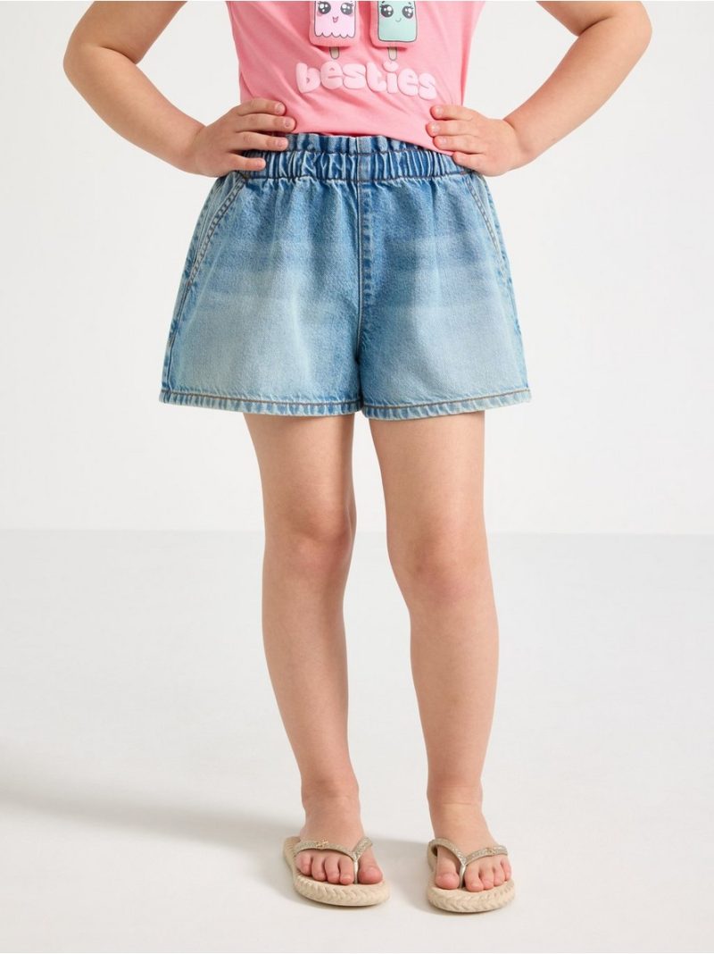 Shorts in denim jersey - 3011028-766