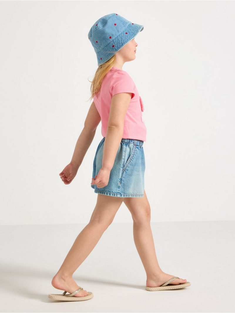Shorts in denim jersey - 3011028-766