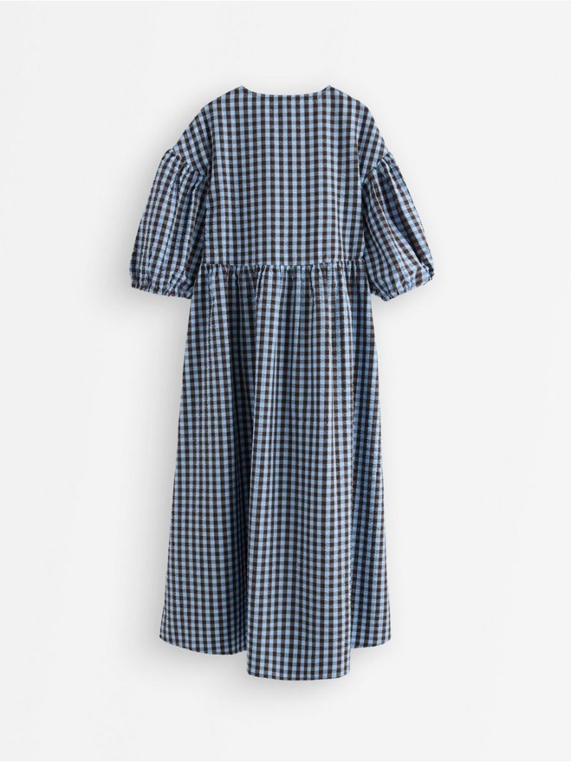 Midi dress in seersucker - 3011106-7278