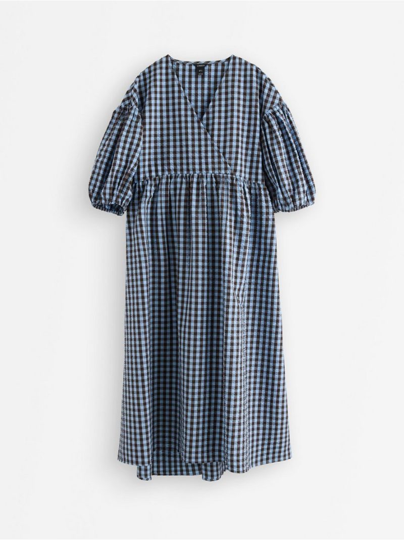 Midi dress in seersucker - 3011106-7278