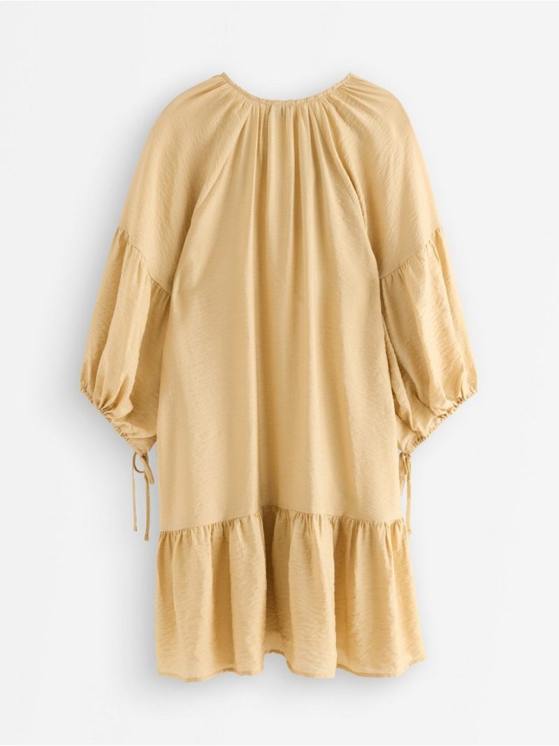 Mini dress with puff sleeve - 3011118-6911