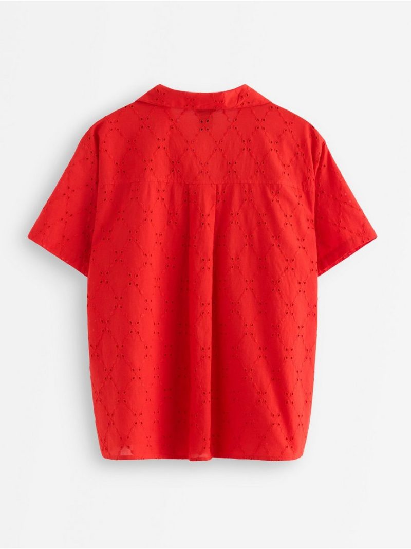 Shirt with broderie anglaise - 3011129-6324