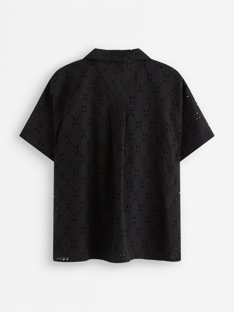 Shirt with broderie anglaise - 3011129-80