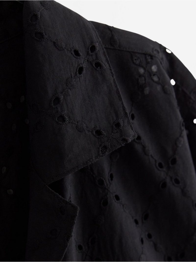 Shirt with broderie anglaise - 3011129-80