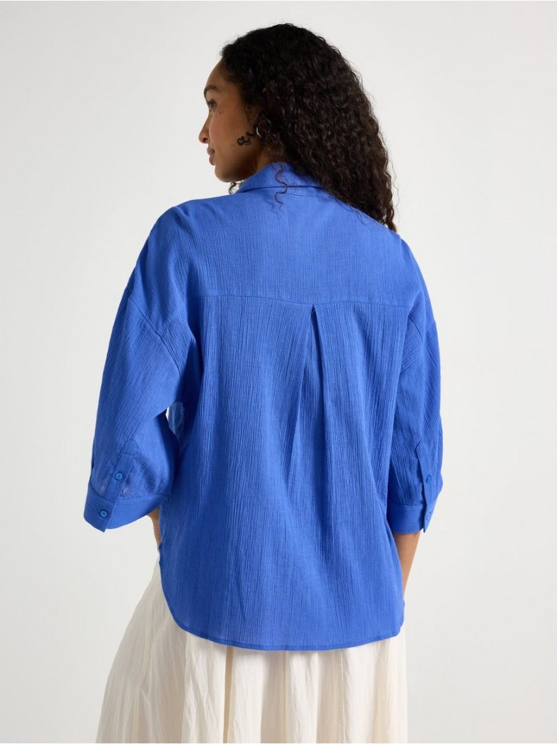 Crinkled shirt - 3011152-7343