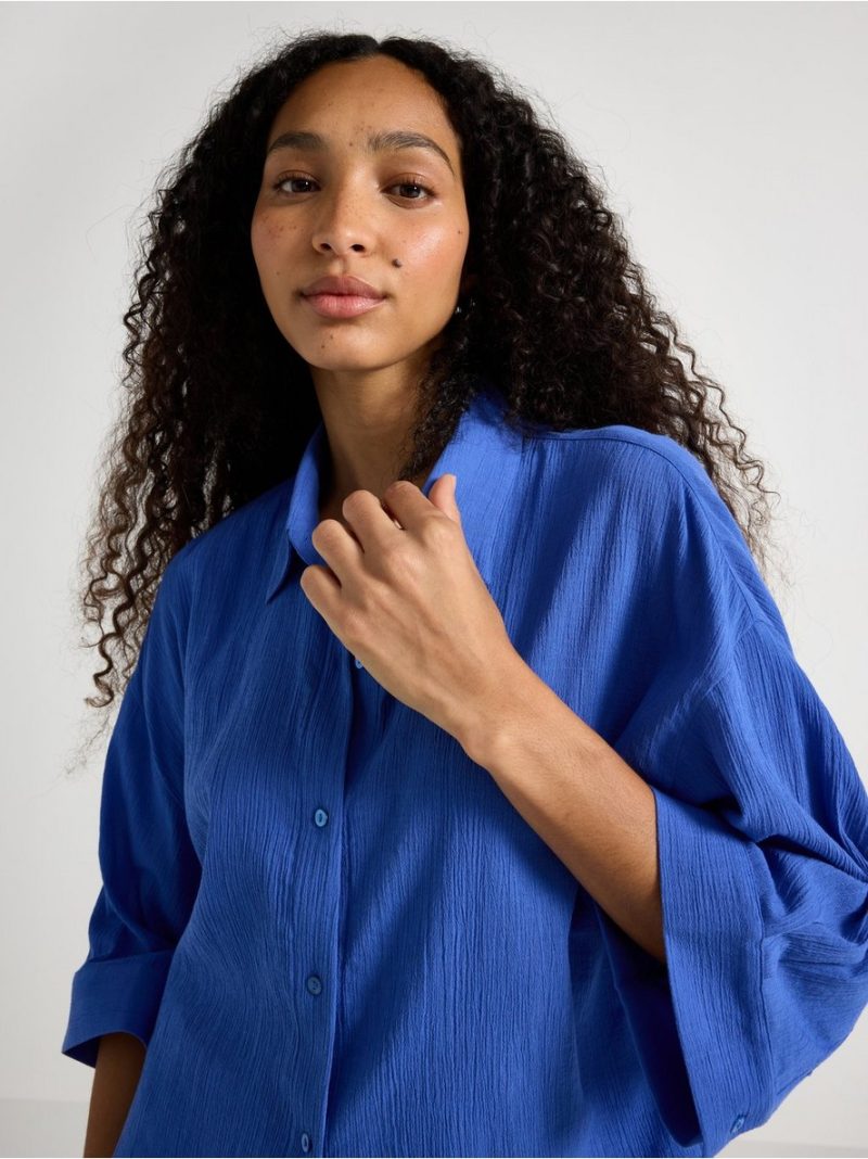 Crinkled shirt - 3011152-7343