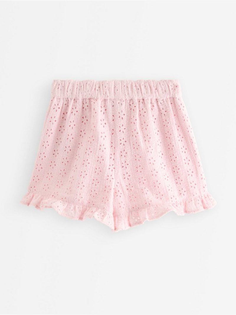 Shorts with broderie anglaise - 3011161-6666