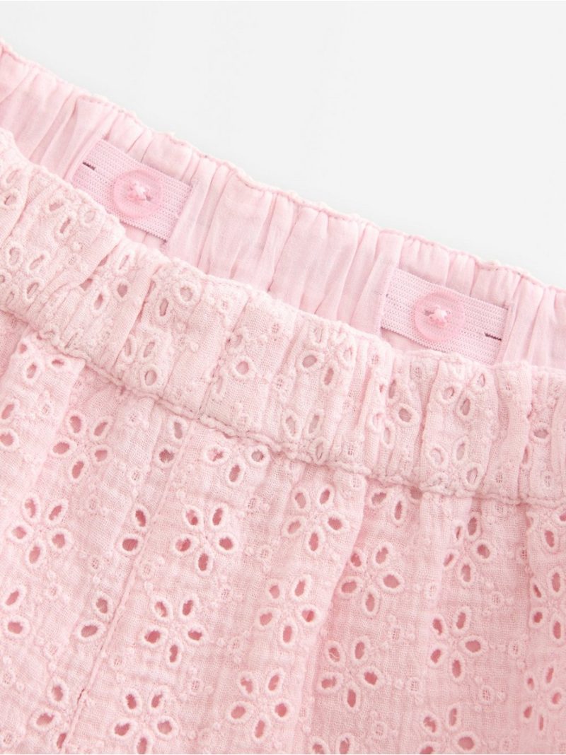 Shorts with broderie anglaise - 3011161-6666