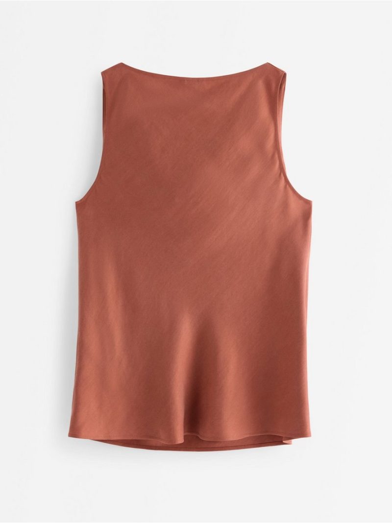 Woven camisole with luster - 3011230-1802
