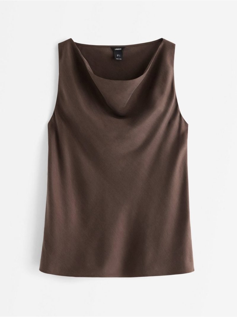 Woven camisole with luster - 3011230-1863
