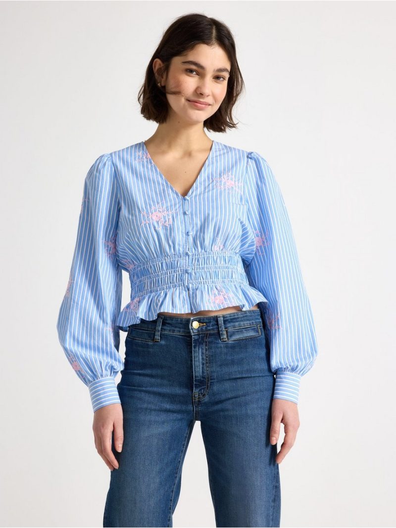 Long-sleeved blouse - 3011255-9883