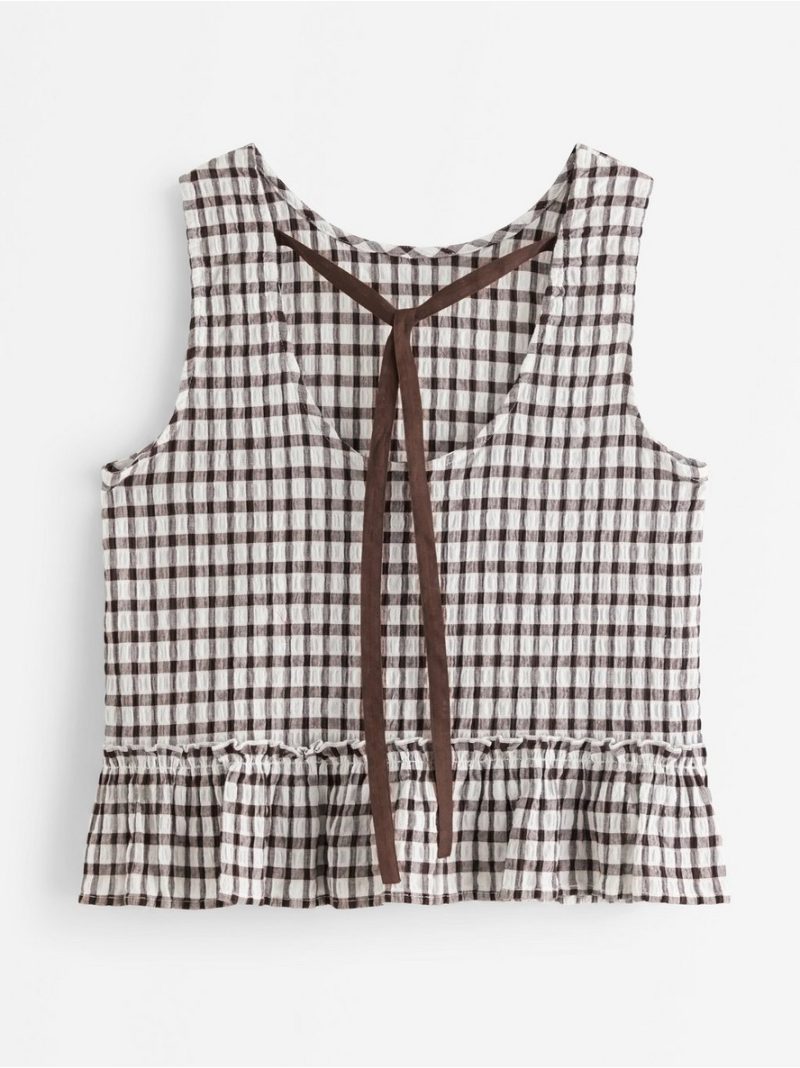Tank top in seersucker - 3011258-1863