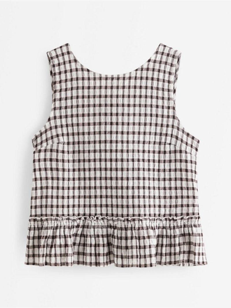 Tank top in seersucker - 3011258-1863