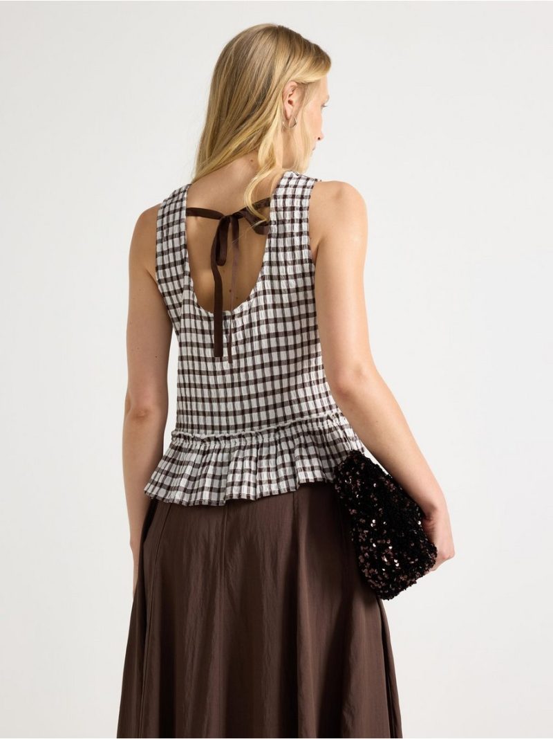 Tank top in seersucker - 3011258-1863