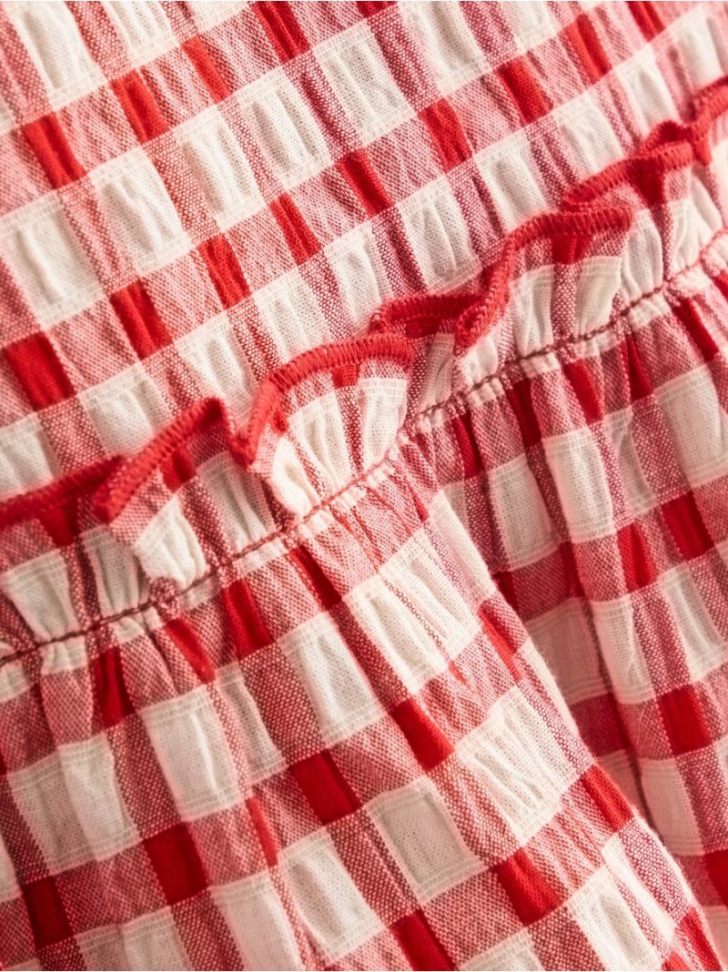 Tank top in seersucker - 3011258-6324