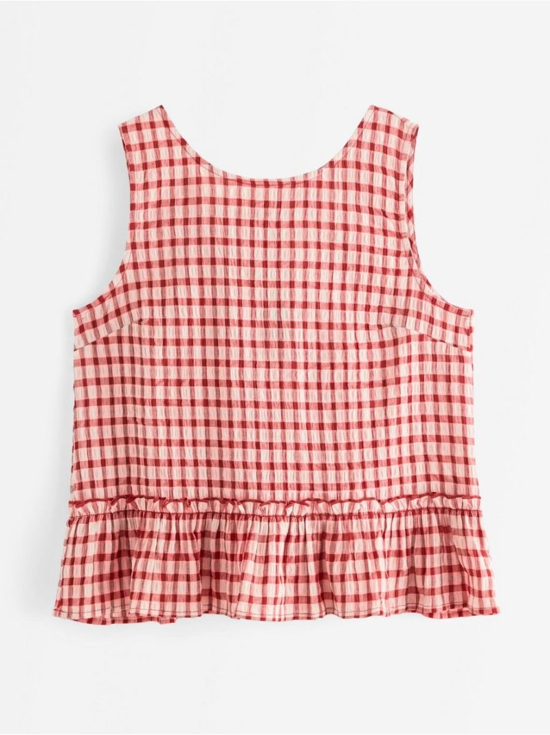 Tank top in seersucker - 3011258-6324