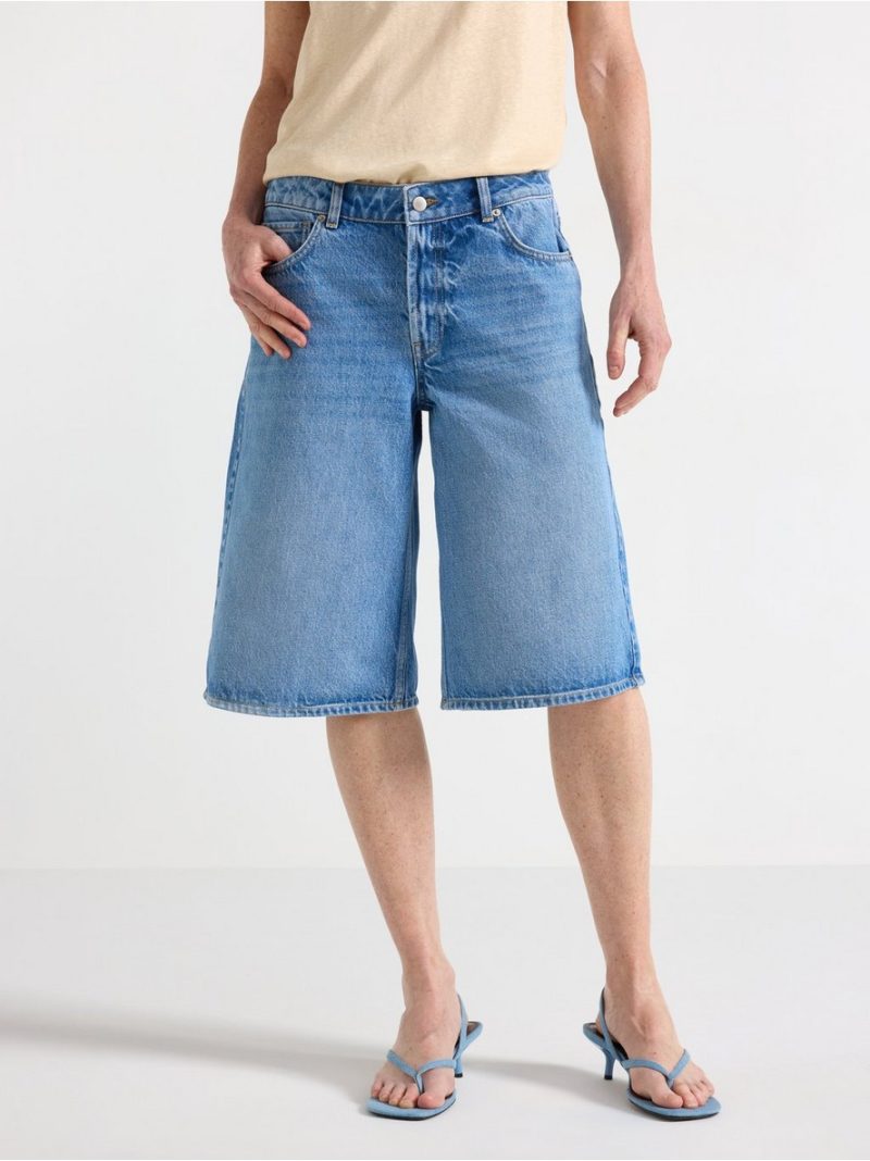 Long denim shorts - 3011294-791