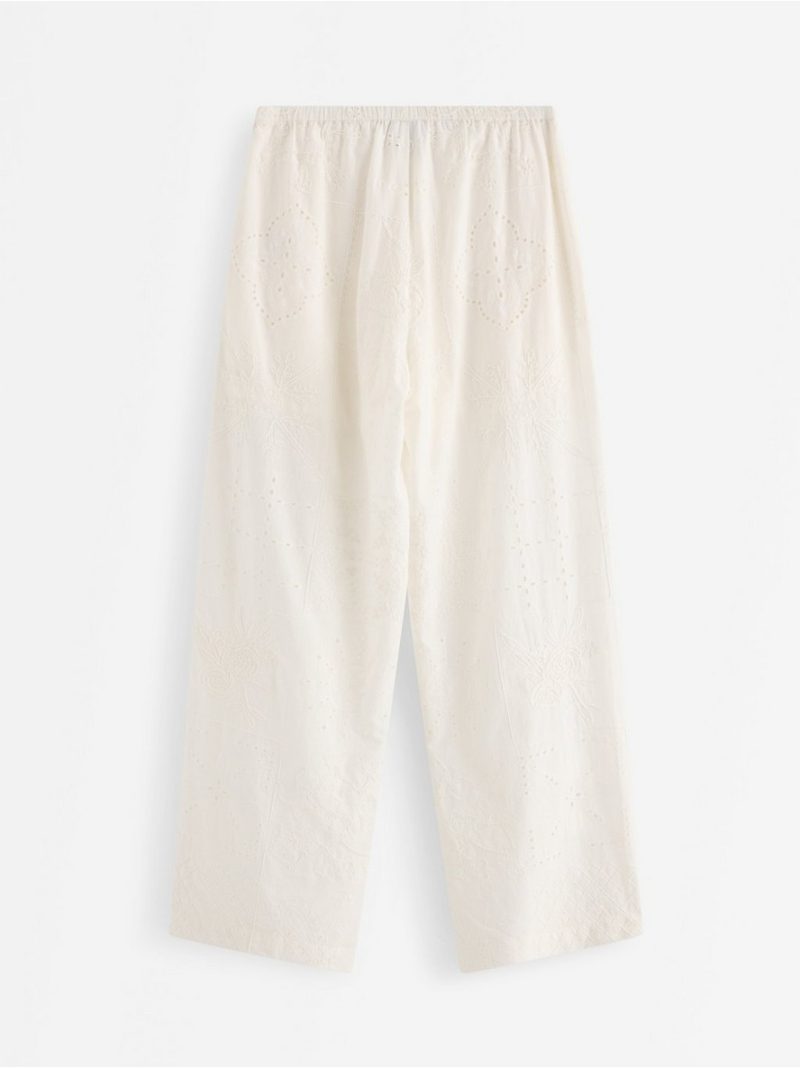 Trousers with embroidery - 3011304-1418