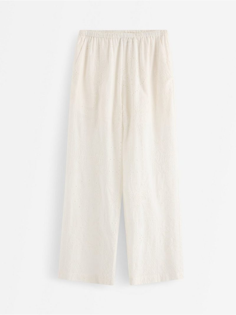 Trousers with embroidery - 3011304-1418