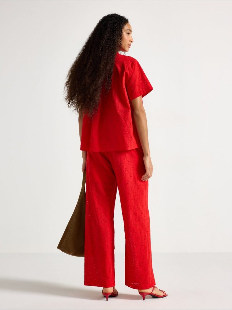 Trousers with embroidery - 3011304-6324