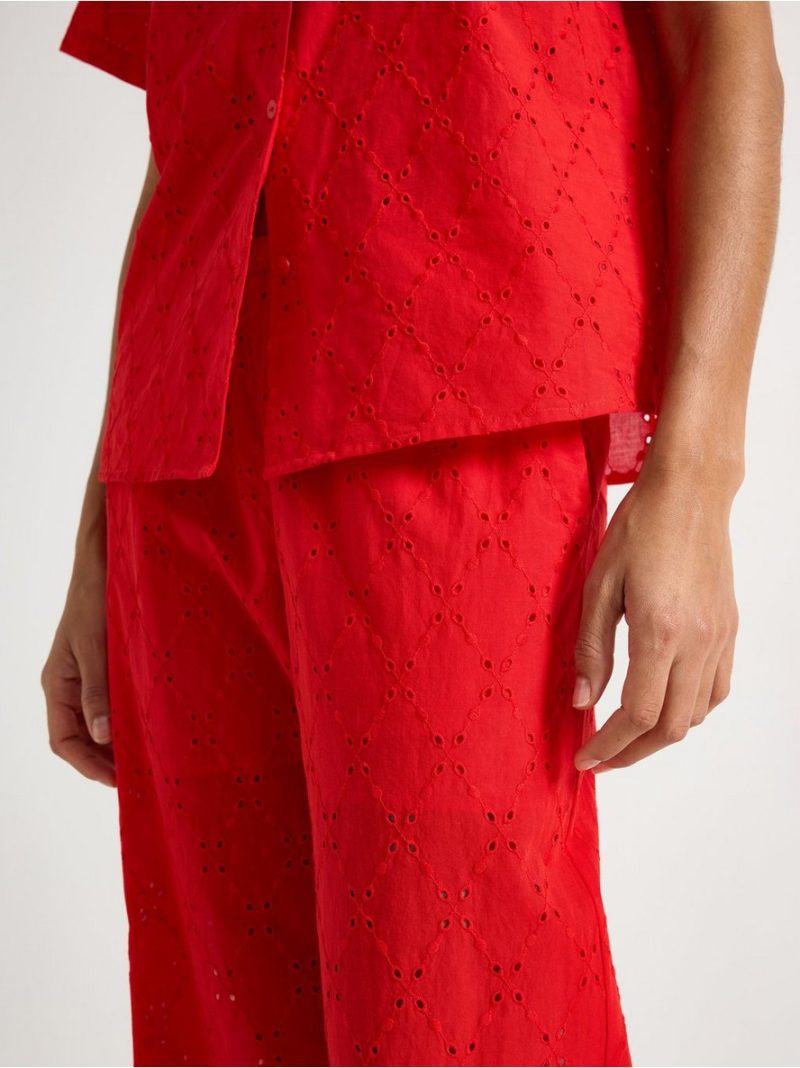Trousers with embroidery - 3011304-6324
