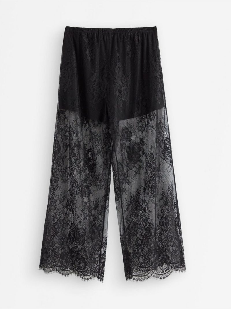 Trousers in lace - 3011319-80