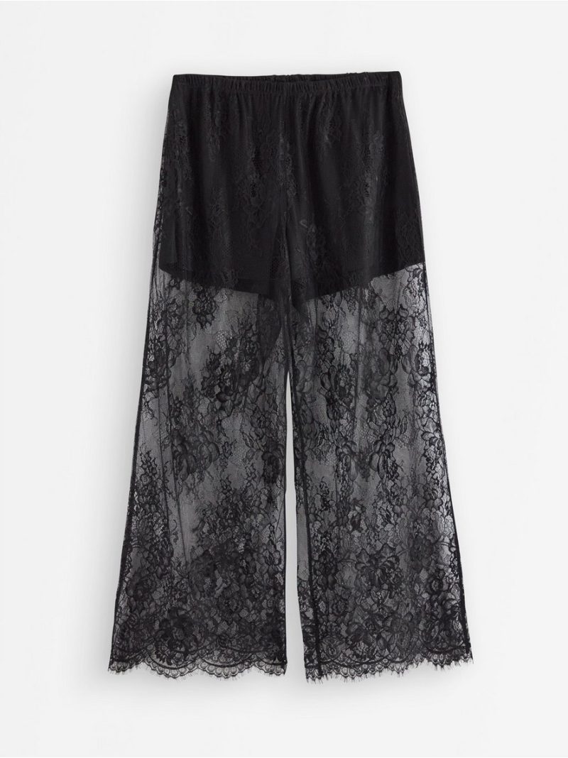 Trousers in lace - 3011319-80