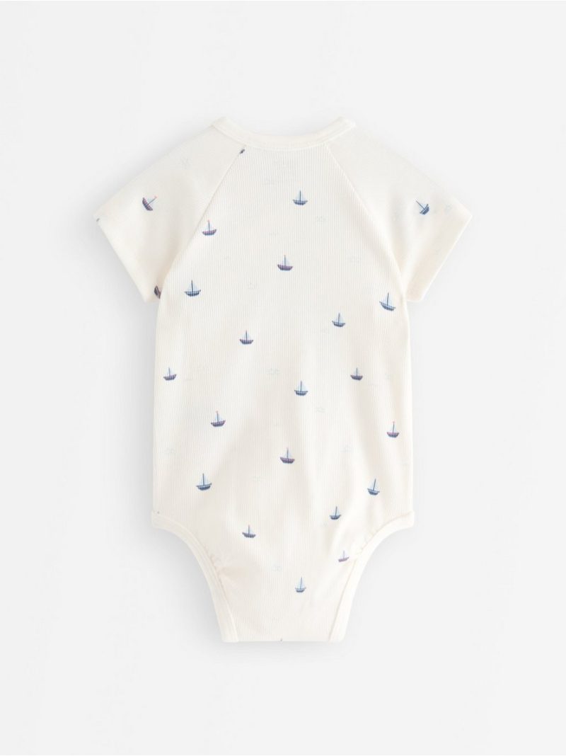 Ribbed wrap bodysuit - 3011323-325