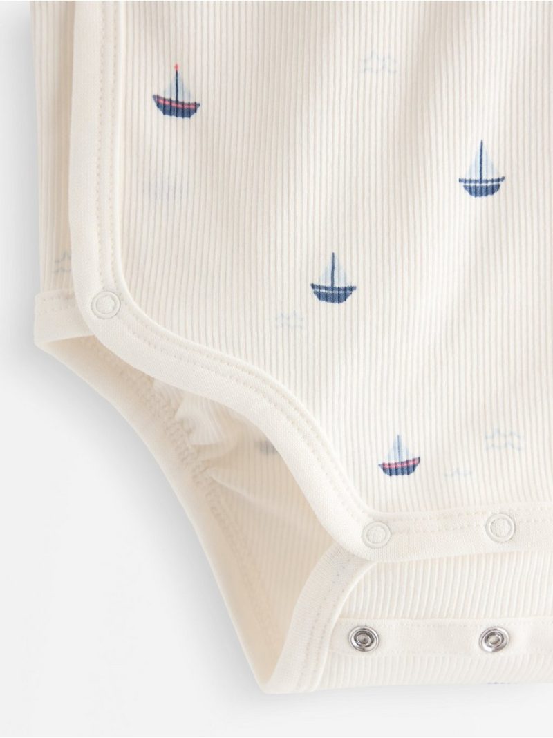 Ribbed wrap bodysuit - 3011323-325