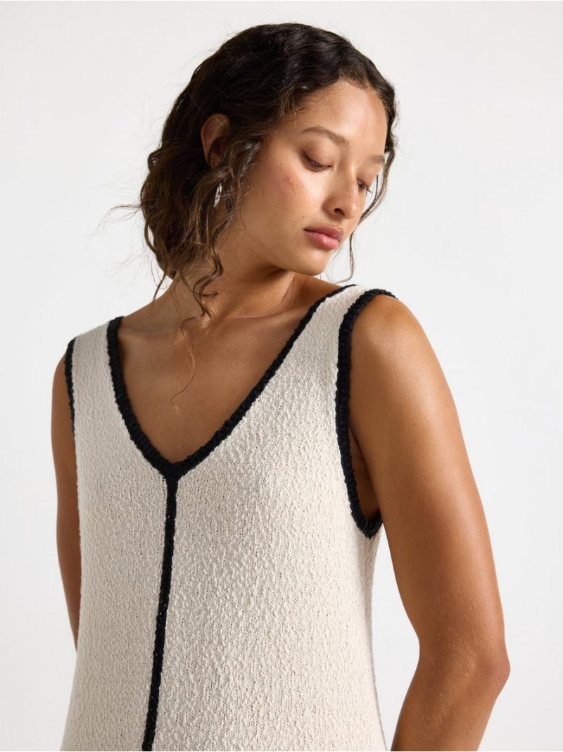 Knitted midi dress - 3011355-363